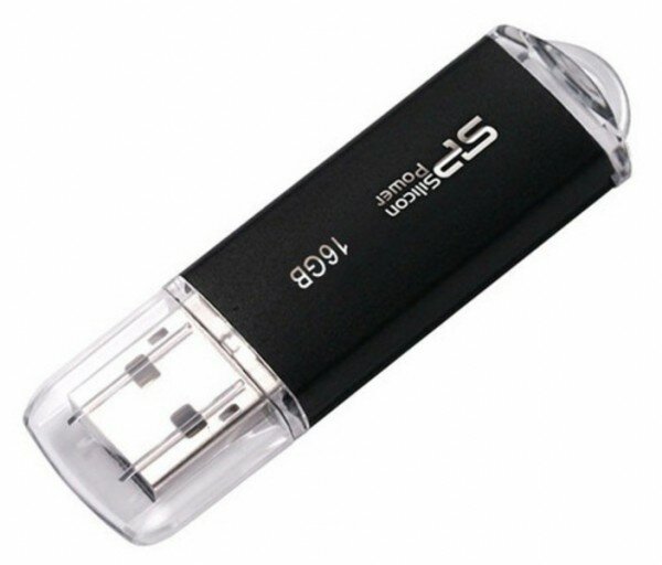 Флешка Silicon Power 16Gb Ultima II-I Series SP016GBUF2M01V1K USB2.0 черный SP016GBUF2M01V1K