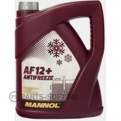 MANNOL 2033 Антифриз 7153 Longlife AF12+ Красный (концентрат) 5 l