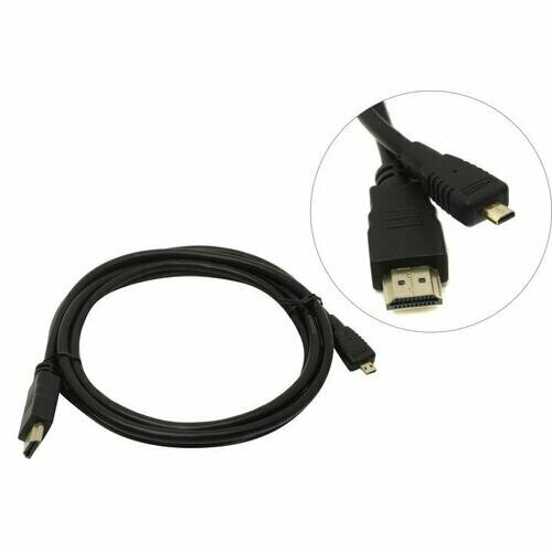 Кабель HDMI-micro HDMI 1.8м Gembird CC-HDMID-6 - фото №1