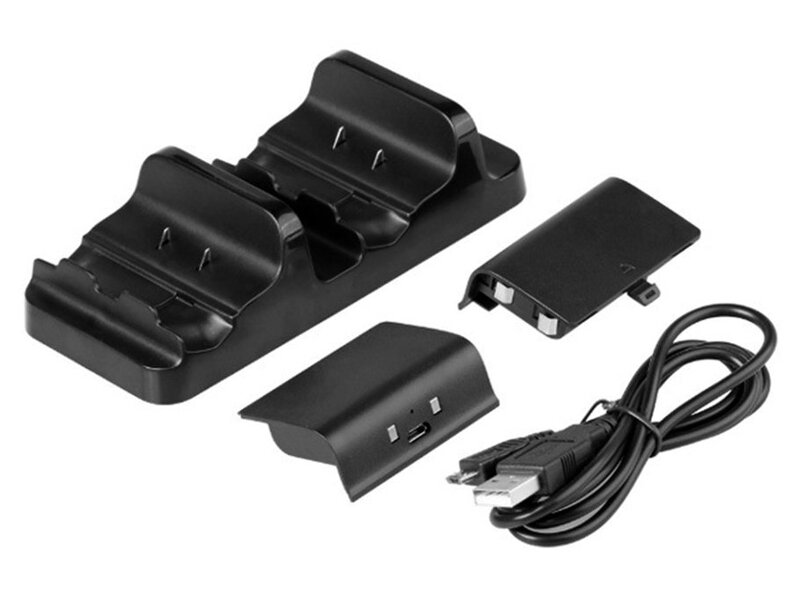 Зарядное устройство Dobe TYX-532S/X Dual Charging Stantion + Battery Pack 600mAh Black для Xbox One S