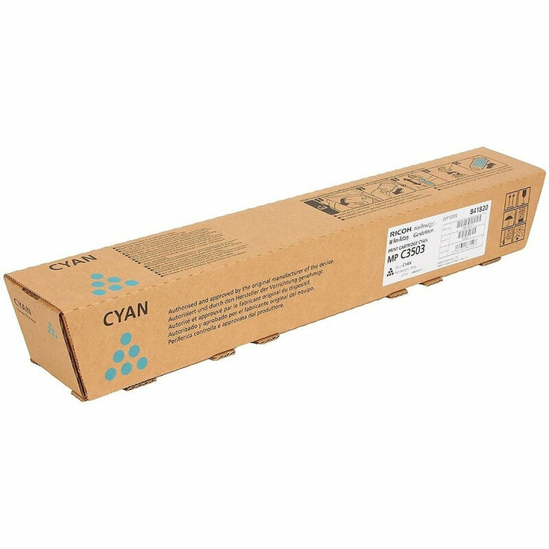 Тонер-картридж Ricoh MPC3503 (841820) гол. для MP C30 03SP, 623905