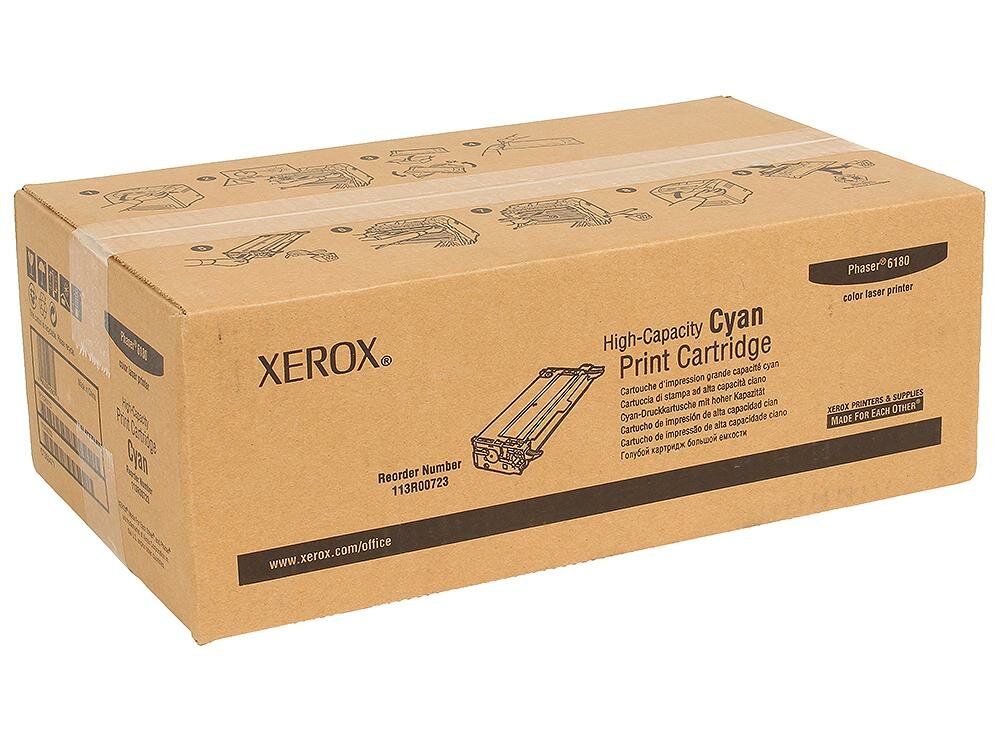 Картридж Xerox 113R00723 113R00723 113R00723 6000стр Голубой