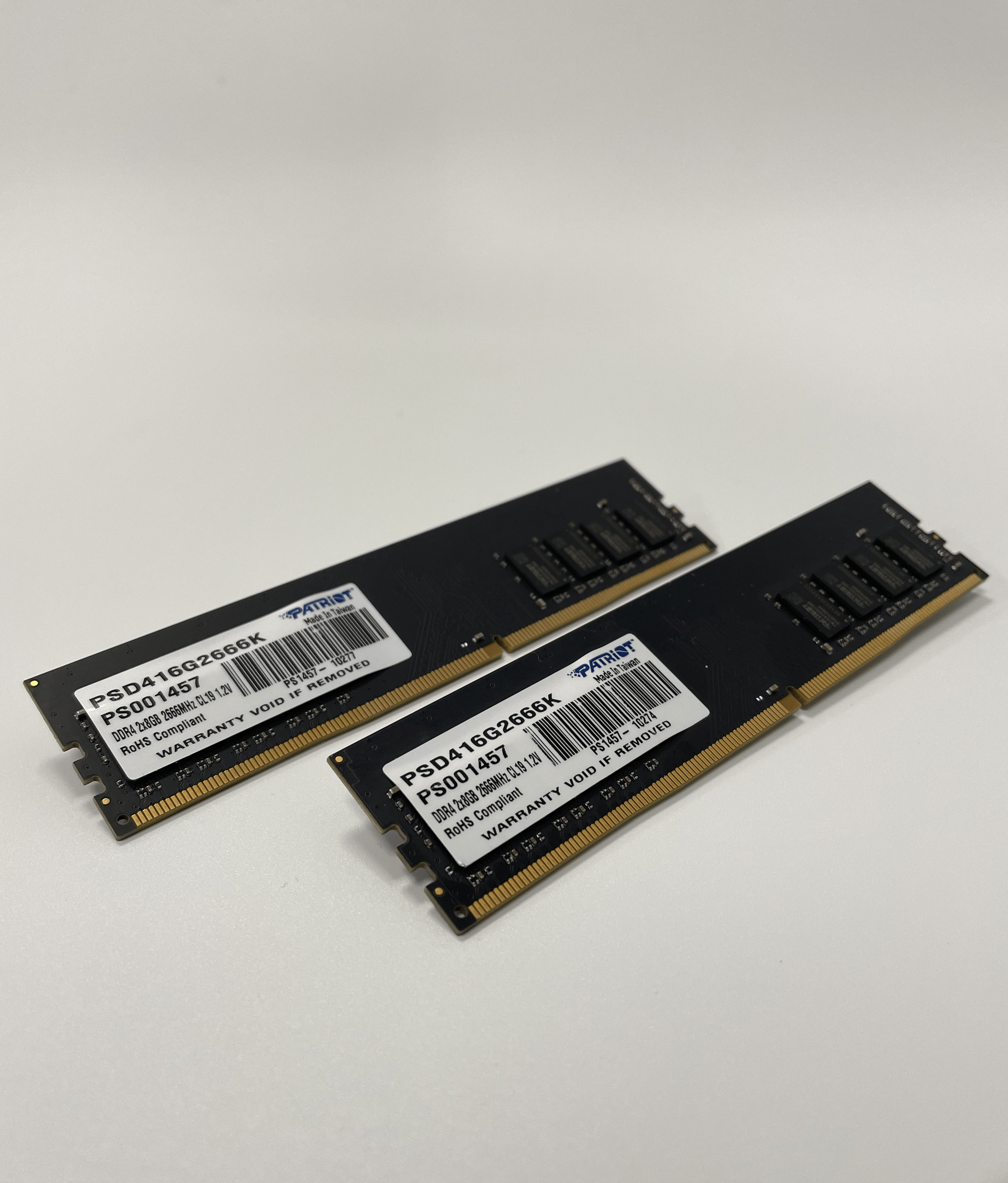 Оперативная память Patriot DDR4 16Gb (2х8Gb) 2666MHz /PSD416G2666K