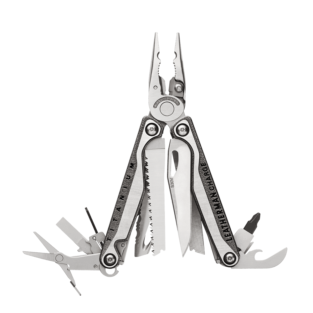 Мультитул LEATHERMAN Charge Plus TTI, серебристый [832528] - фото №1