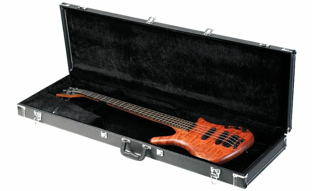 Rockcase RC10605B/4 стандартный кейс для бас гитары деревянная основа черный tolex
