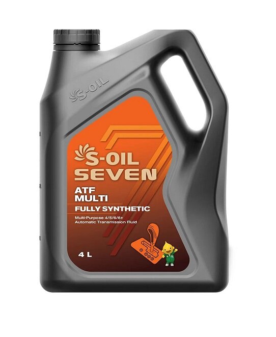 Трансмиссионное масло S-OIL 7 ATF MULTI 4л