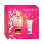 Набор Nuxe/Нюкс: Масло сухое цветочное 50мл+Крем для лица увлажняющий 48 часов 30мл+Бальзам для губ с медом банка 15г - изображение