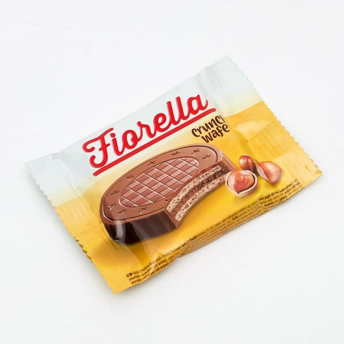 Вафли Fiorella с ореховым кремом в молочном шоколаде, 20 г - фотография № 1