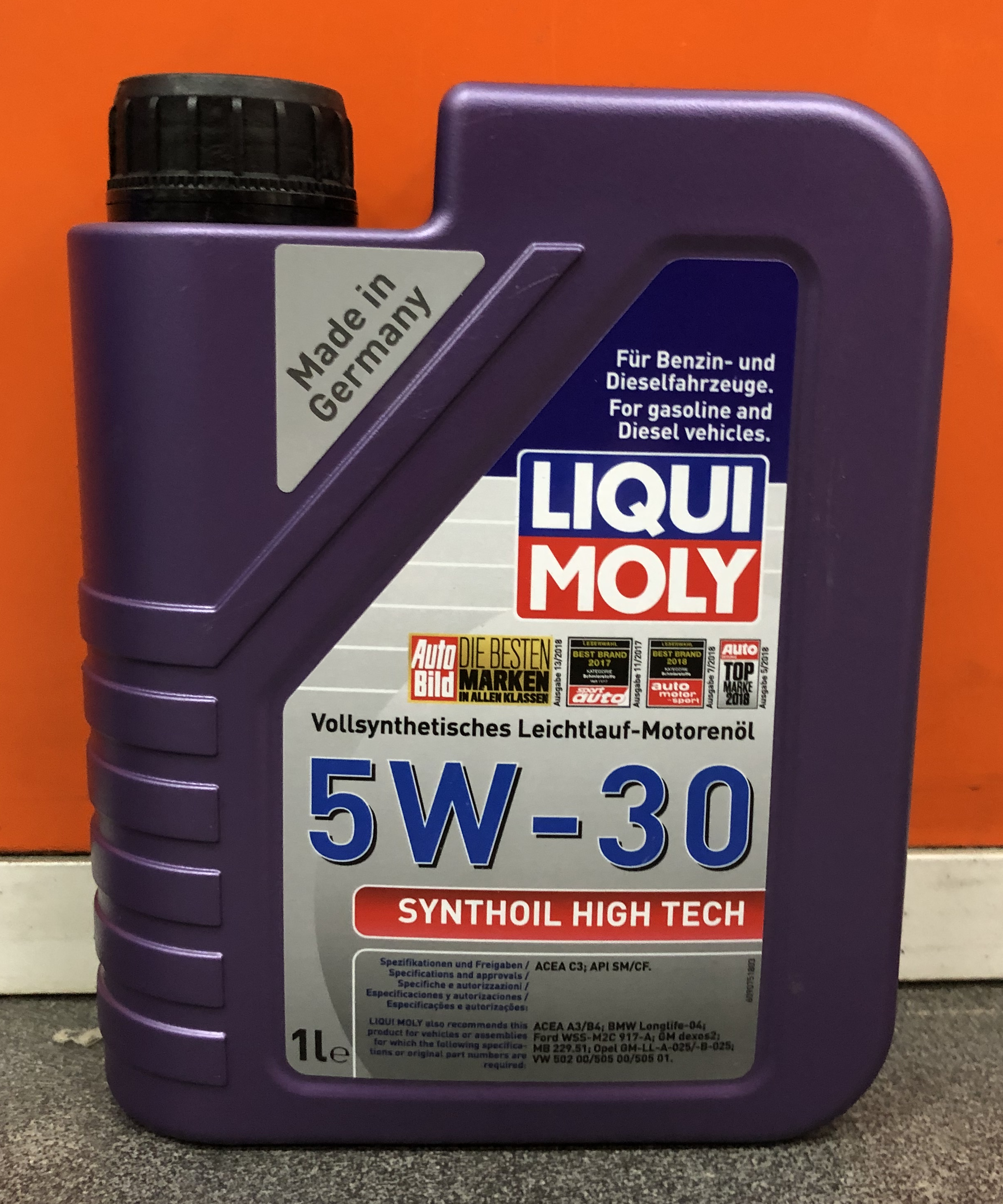   Liqui Moly Synthoil High Tech 5W-30 1 . API SM/CF