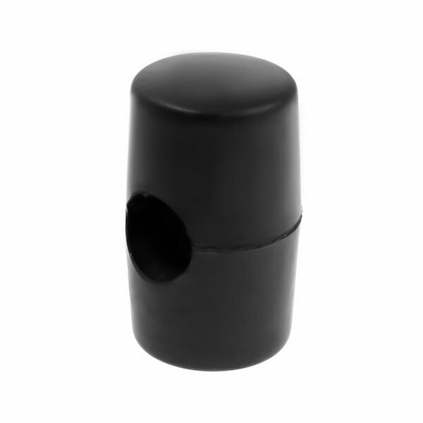 Боек для киянки черная резина диаметр отверстия 23 и 27 мм 280 г