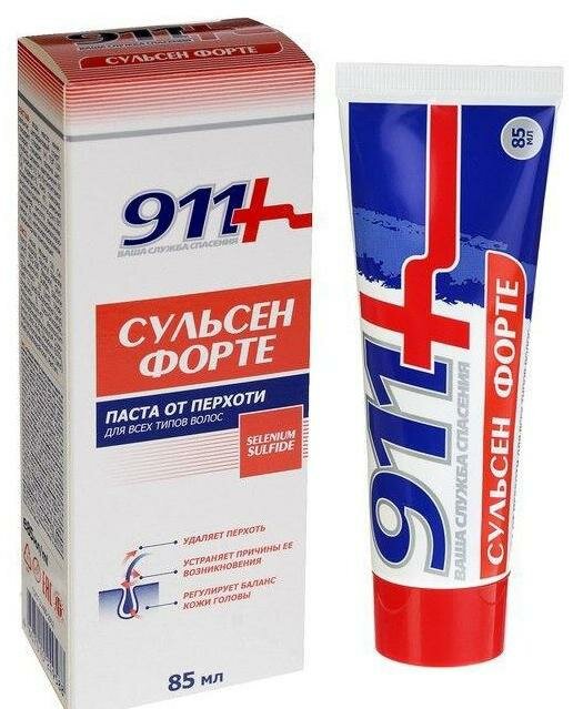 Паста от перхоти 911 Сульсен Форте 85 мл