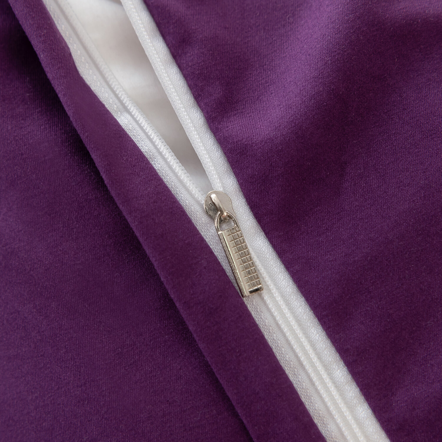 Комплект постельного белья Однотонный Сатин Вышивка на резинке CHR027 - фотография № 5