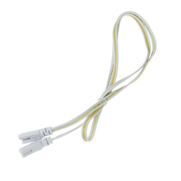 Провод соединительный для светильников, разъем L/N/G, 100 см, белый (1шт) - фотография № 1