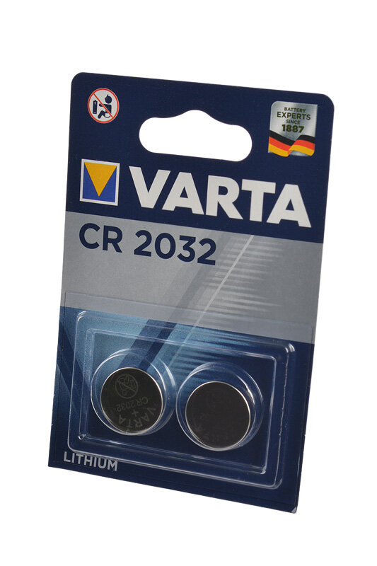 VARTA Батарейка VARTA CR2032 BL2, 2шт (6032)