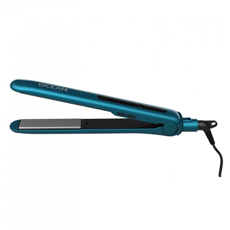 Щипцы для волос керамико-турмалиновые Dewal 03-400Asure Ocean с терморегулятором, бирюза 120-230 C 35 Ватт