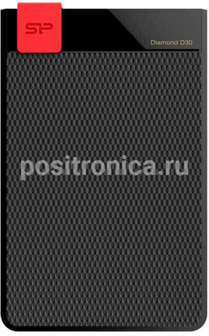 Внешний жесткий диск 2Tb Silicon Power Diamond D30 черный USB 3.0 (sp020tbphdd3ss3k)