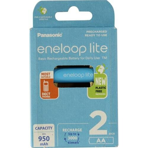 Аккумулятор Panasonic Eneloop Lite BK-3LCCE/2BE