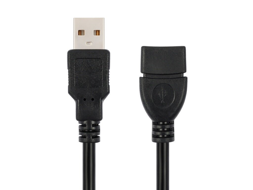Аксессуар Vixion CAB43 USB 2.0 (M) - USB 2.0 (F) 1.5m Black