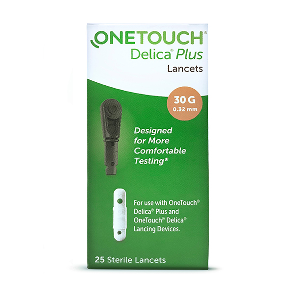 One Touch Ланцеты Delica Plus, 25 шт