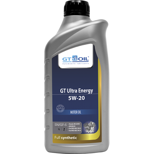 Моторное масло GT OIL GT Ultra Energy SAE 5W-20, 1л