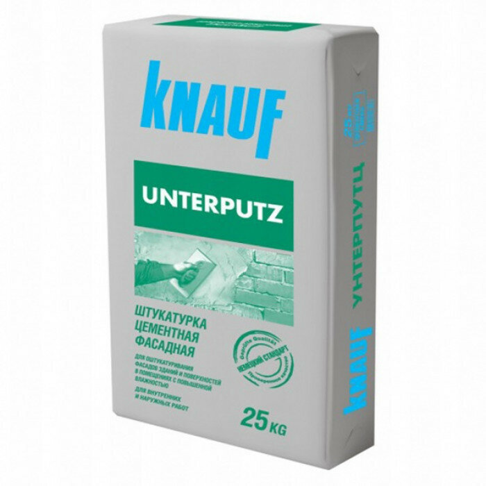 Knauf Штукатурка фасадная цементная Унтерпутц (Кнауф)/ Unterputz 25кг