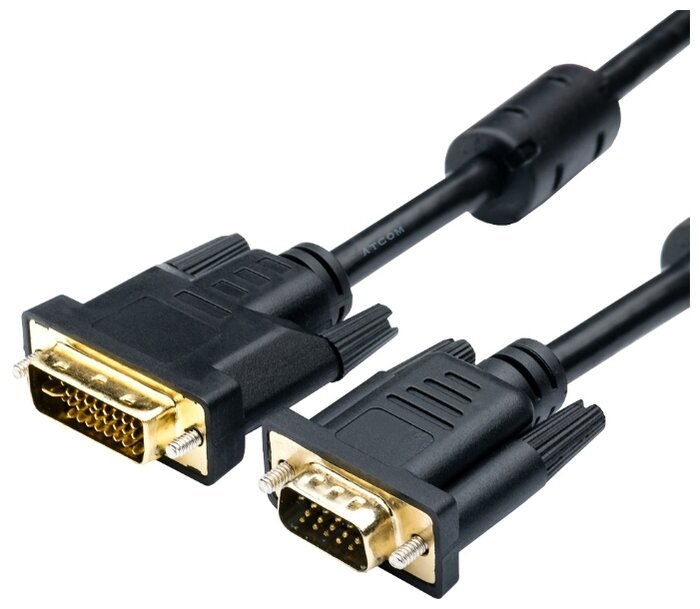 Кабель Atcom VGA - DVI-I Dual link (АТ6143)