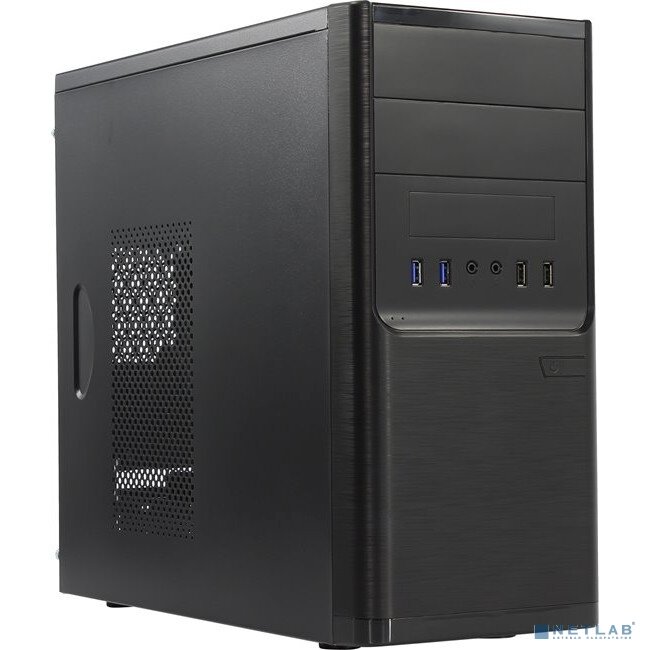 Powerman Корпус ES701BK PM-450ATX U2*2+U3*2+A(HD) MicroATX (Powerman) 6120258 чёрный