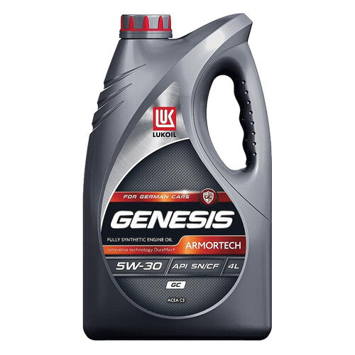 Моторное масло LUKOIL Genesis Armortech GC, 5W-30, 4л, синтетическое [3149300]