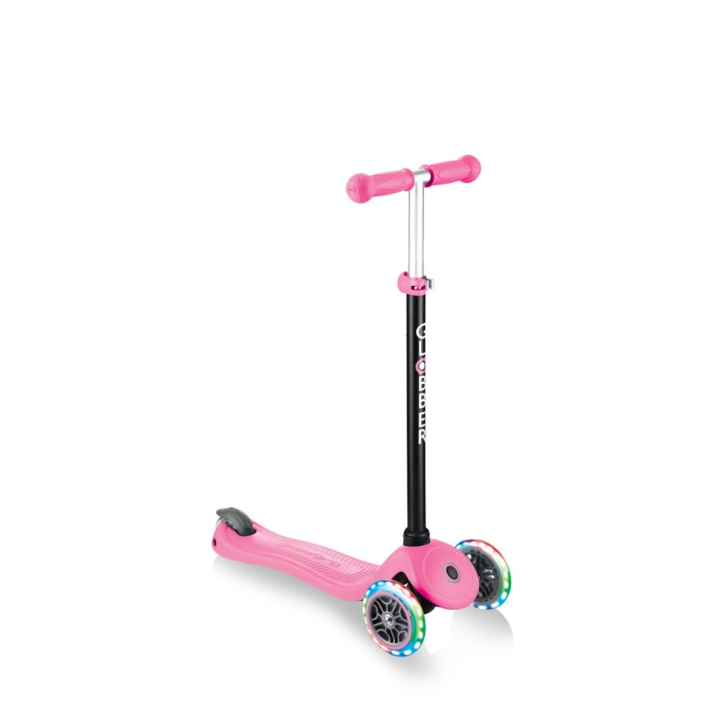 Самокаты для детей GLOBBER GO UP SPORTY PLUS LIGHTS 642-110 Цвет-Deep Pink