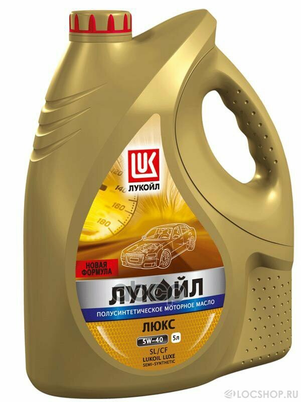 LUKOIL Масло Лукойл Люкс 5W40 Slcf 5Л Моторное (Полусинт)