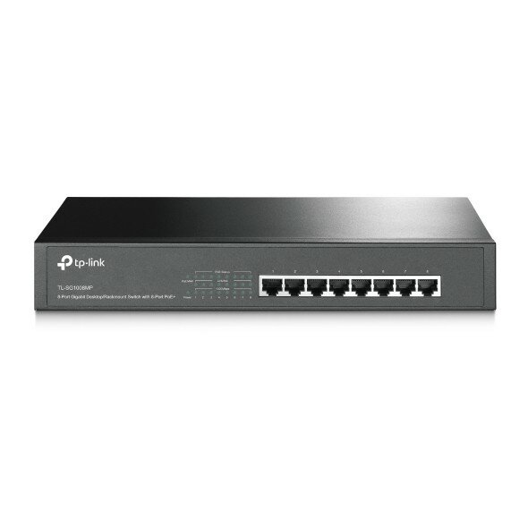 TP-Link TL-SG1008MP 8-портовый настольный монтируемый в стойку гигабитный коммутатор с 8 портами PoE+