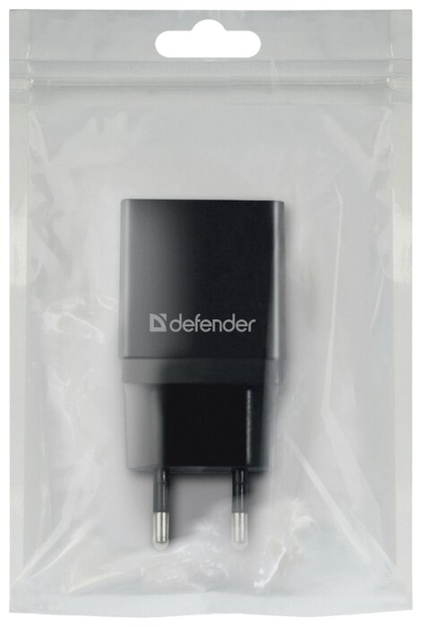 Defender Зарядное устройство Defender EPA-10 83572, 1xUSB 2.1A, (2100 мА) черный (oem)