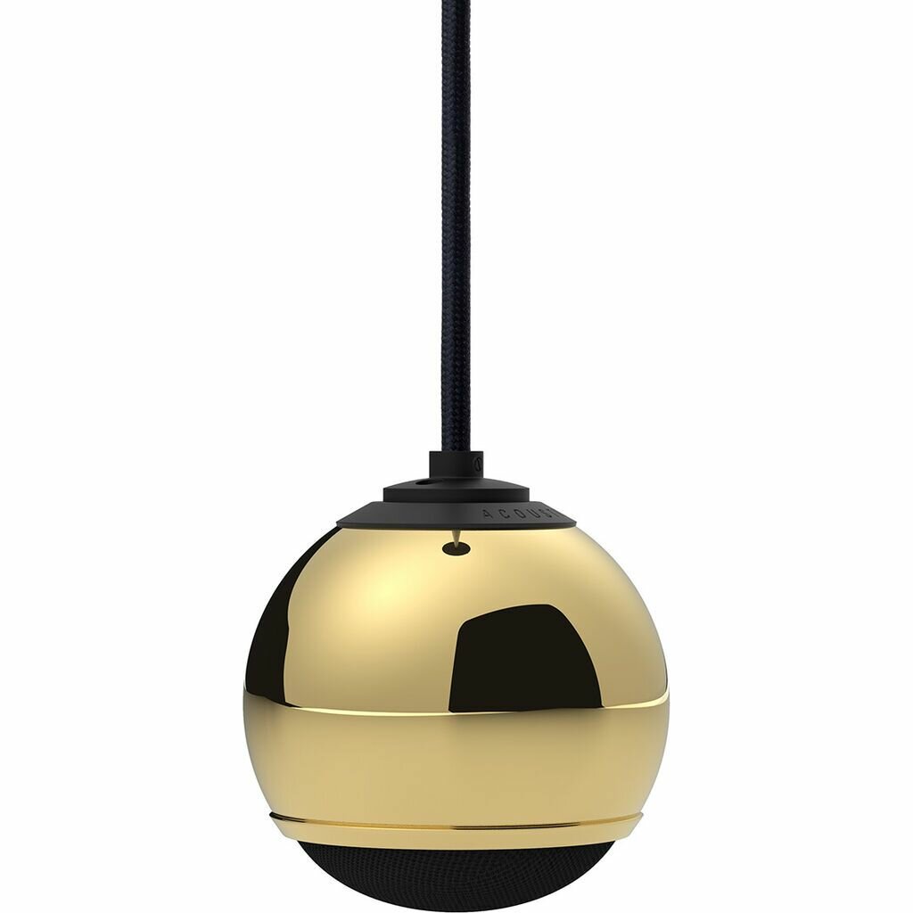 Потолочная подвесная Gallo Acoustics Micro Single Droplet Luxe Gold + black cable (GM1LUGODROP)