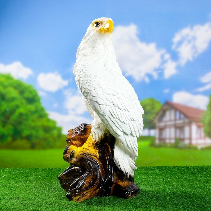 Хорошие сувениры Садовая фигура "Орел" белый, 60см - фотография № 2