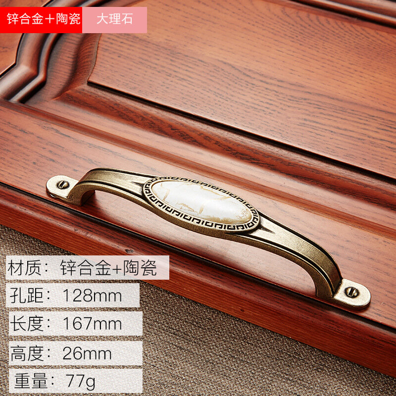 фото Мебельная ручка Okali, цинковый сплав, черная, для шкафов, ящиков, дверей, фурнитуры