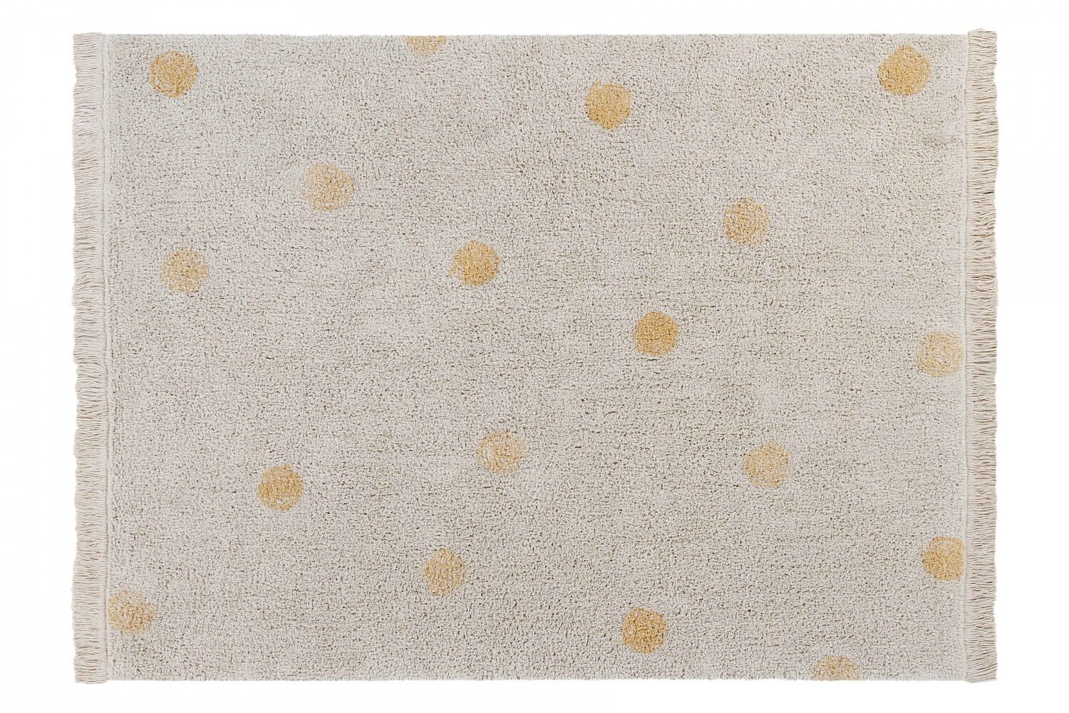 фото Ковер Lorena Canals Хиппи горошек медовый 120*160 C-HIDO-HNY