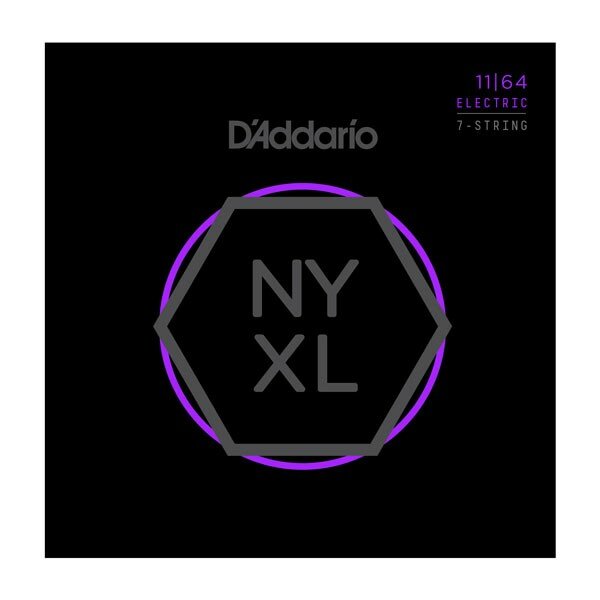 D'Addario NYXL1164 струны для 7-струнной электрогитары, 11-64