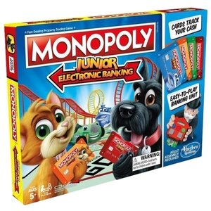 Hasbro Настольная игра Monopoly Моя первая Монополия с терминалом