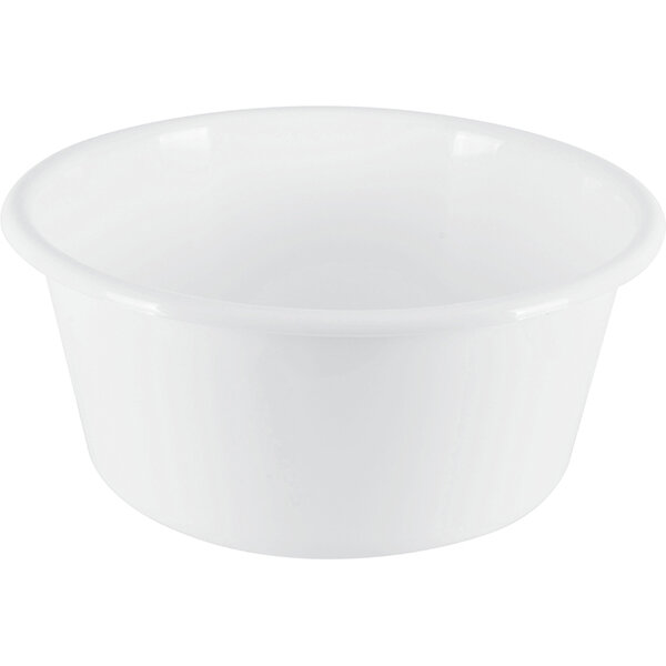фото Миска; полипропилен; 10л; диаметр=36, высота=14, длина=36, ширина=36 см.; белый