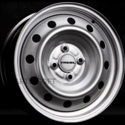 TREBL 9107370 TREBL 53B35B 5.5x14/4x98 ET35 D58.6 Silver_диск стальной!\ Lada 2108-21099, Granta, Priora, Kalina 1шт