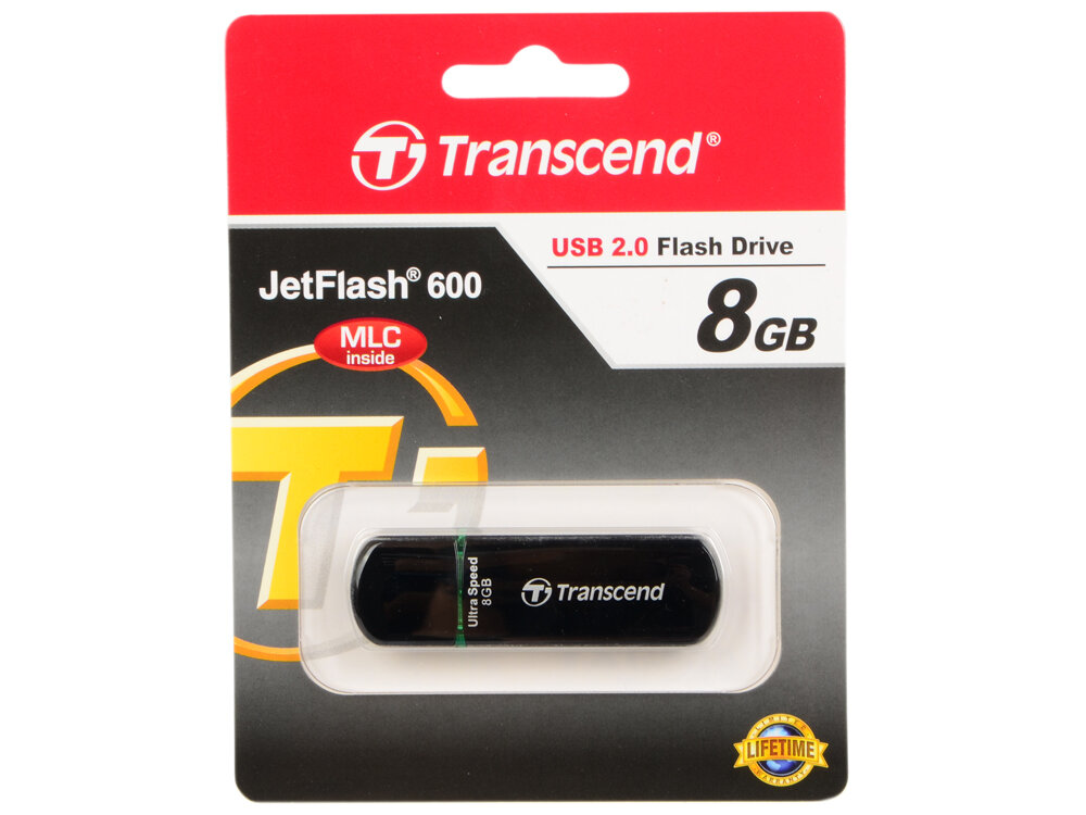 Внешний накопитель 8GB USB Drive Transcend 600 (TS8GJF600)