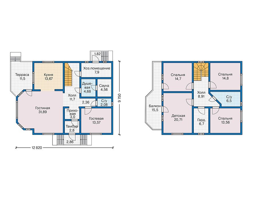 Проект дома Plans-90-53 (191 кв.м, каркас) - фотография № 3