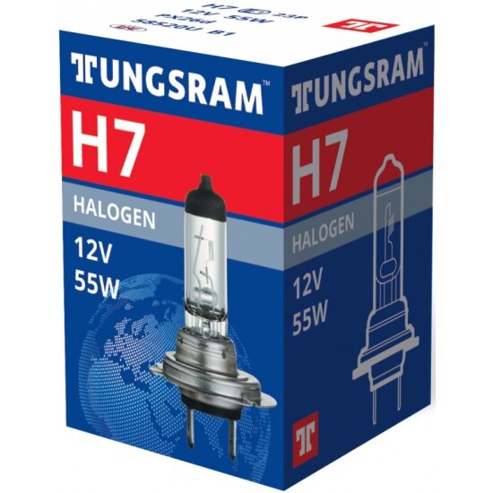 Лампа автомобильная TUNGSRAM H7 12V 55W (PX26d), 1шт, 58520U B1 (SU B1)
