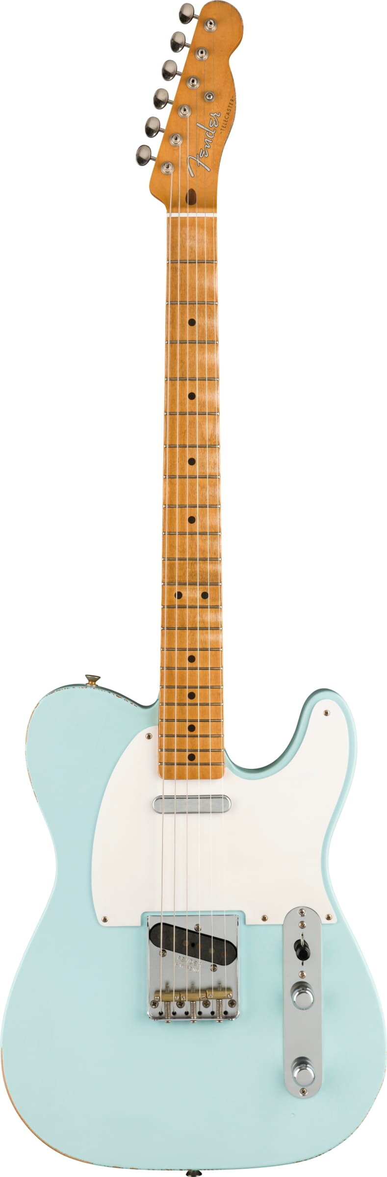 FENDER VINTERA '50s Telecaster ROADWORN MN Sonic Blue электрогитара, цвет синий, чехол в комплекте