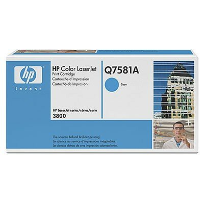 Расходный материал HP Картридж Color LaserJet Cyan (голубой) Q7581A