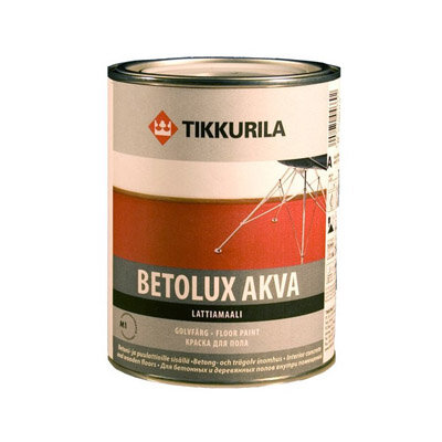 Краска для пола Tikkurila Betolux Aqua A 9 л