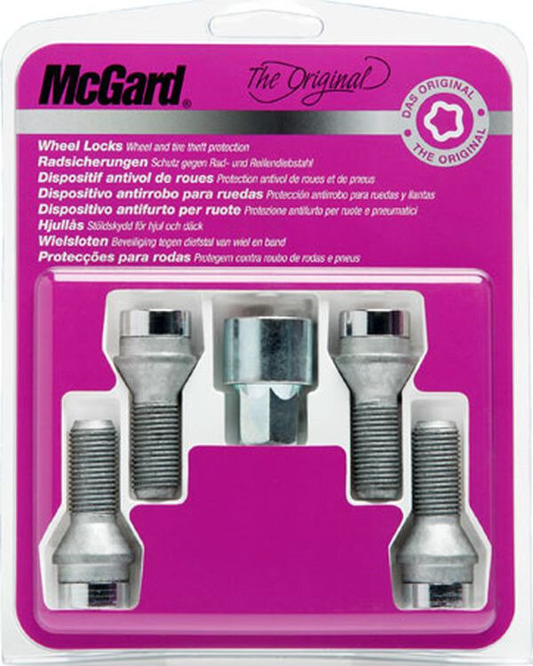 Болты-секретки McGard 27179SU M12x1.5 L25.5mm S17mm один ключ без вращающегося кольца