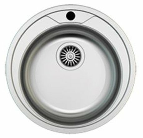 фото Кухонная мойка Zigmund & Shtain KREIS 510.7 Polished Нержавеющая сталь