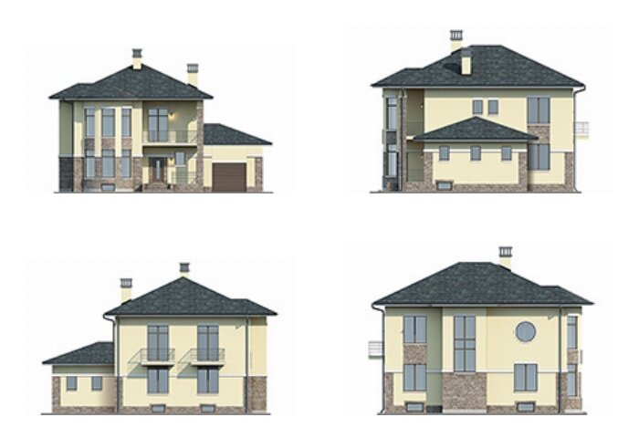 Проект дома Plans-41-93 (300 кв.м, кирпич) - фотография № 2