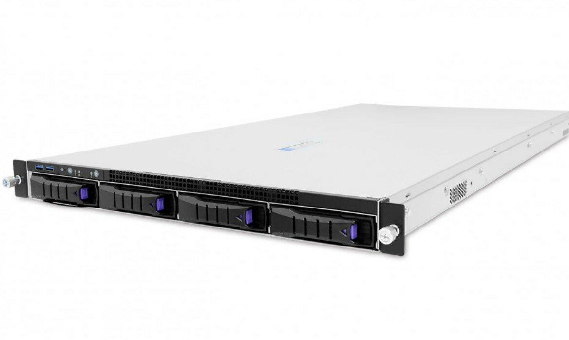 Серверная платформа AIC SB101-A6 1U 4x 3.5""/2.5"" tri-mode hot-swap 2x 2.5"" 9mm SATA internal/XP1-S101A602